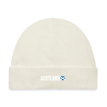 Schottland - Baby Premium Organic Mütze - Naturweiß - Vorne