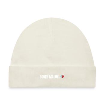 Republik Maluku Selatan - Baby Premium Organic Mütze - Naturweiß - Vorne
