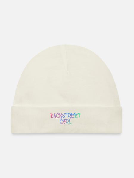 backstreet girl, backstreet , retro, 90's,graffiti - Baby Premium Organic Mütze - Naturweiß