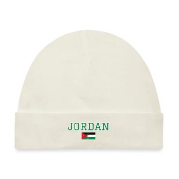 Jordanien - Baby Premium Organic Mütze - Naturweiß - Vorne