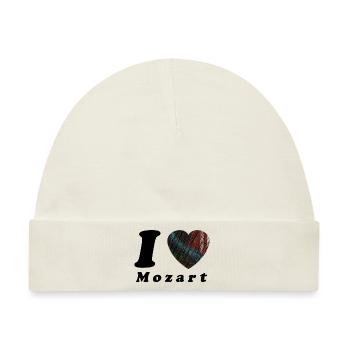 Mozart - Baby Premium Organic Mütze - Naturweiß - Vorne