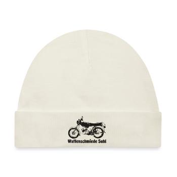 Simson S51 Waffenschmiede - Baby Premium Organic Mütze - Naturweiß - Vorne