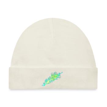 grüne Welle - Baby Premium Organic Mütze - Naturweiß - Vorne