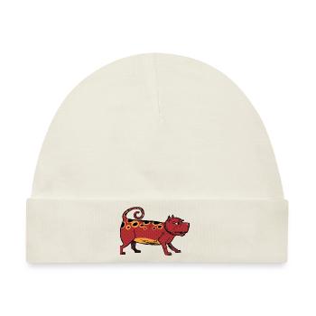 Böser Hund - Baby Premium Organic Mütze - Naturweiß - Vorne
