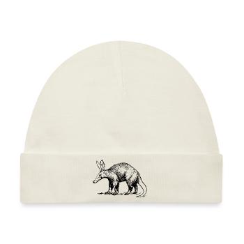 aardvark erdferkel3 - Baby Premium Organic Mütze - Naturweiß - Vorne