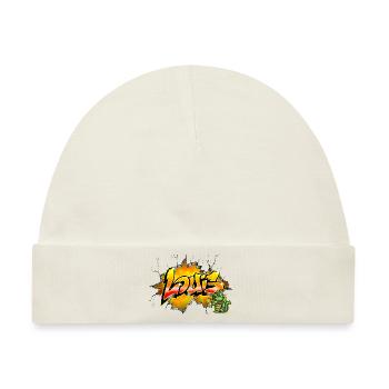 Louis Graffiti - Baby Premium Organic Mütze - Naturweiß - Vorne