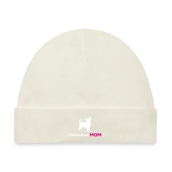 Chihuahua Chihuahuas Mama Mutter Geschenk Hund Mom - Baby Premium Organic Mütze - Naturweiß - Vorne