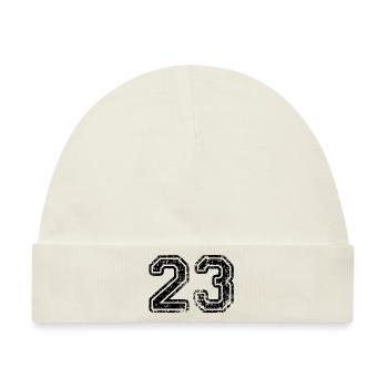 23 - Baby Premium Organic Mütze - Naturweiß - Vorne