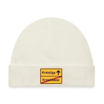 ortsschild_kreisklasse_f3 - Baby Premium Organic Mütze - Naturweiß - Vorne