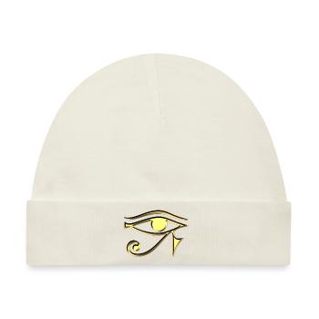 Auge des Horus, Horusauge, Schutzsymbol, Ägypten - Baby Premium Organic Mütze - Naturweiß - Vorne