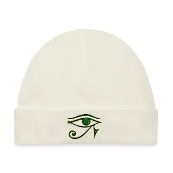 Auge des Horus, Horusauge, Ägypten, Schutzsymbol - Baby Premium Organic Mütze - Naturweiß - Vorne