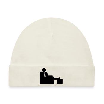 sofa - Baby Premium Organic Mütze - Naturweiß - Vorne