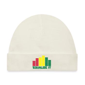 equalize it sound - Baby Premium Organic Mütze - Naturweiß - Vorne