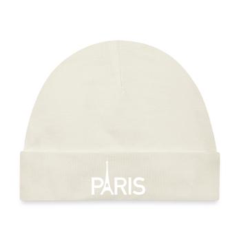 Paris - Baby Premium Organic Mütze - Naturweiß - Vorne