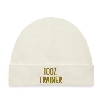 Trainer - Baby Premium Organic Mütze - Naturweiß - Vorne