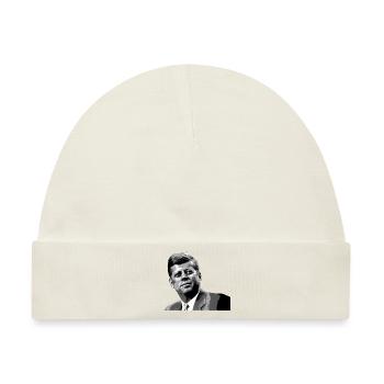 jfk - Baby Premium Organic Mütze - Naturweiß - Vorne