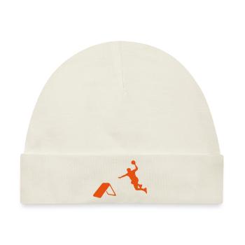 Tchoukball Silhouette Schatten - Baby Premium Organic Mütze - Naturweiß - Vorne