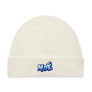 Graffiti name noé - Baby Premium Organic Mütze - Naturweiß - Vorne