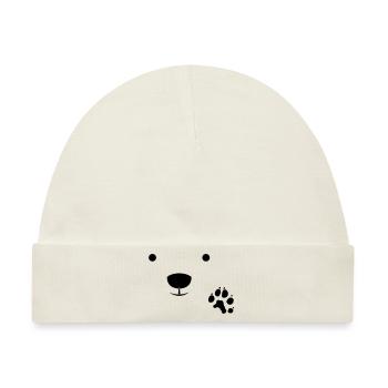 Polar Bear - Baby Premium Organic Mütze - Naturweiß - Vorne