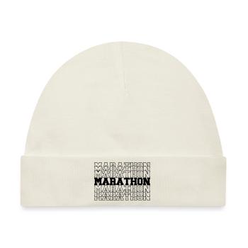 Marathon - Baby Premium Organic Mütze - Naturweiß - Vorne