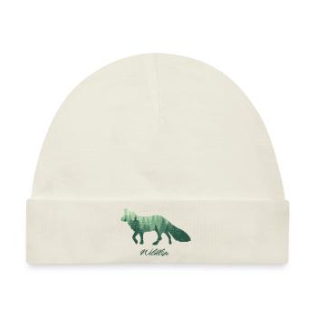 Fuchs Wald Wildlife fox - Baby Premium Organic Mütze - Naturweiß - Vorne