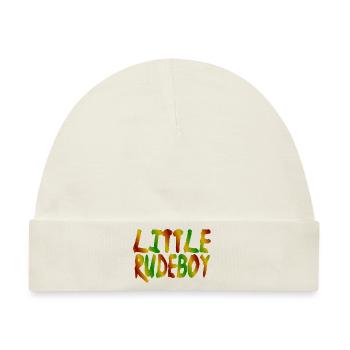 Little Rudeboy - Baby Premium Organic Mütze - Naturweiß - Vorne