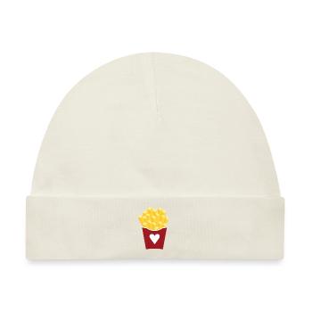 Love for fries - Baby Premium Organic Mütze - Naturweiß - Vorne