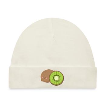 kiwi - Baby Premium Organic Mütze - Naturweiß - Vorne