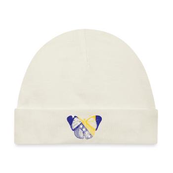 Schmetterling Bosna - Baby Premium Organic Mütze - Naturweiß - Vorne
