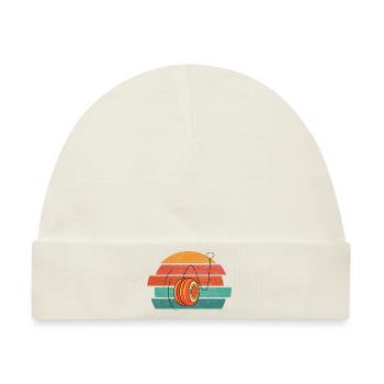 Jo-Jo Retro Vintage 90er Jahre Geschenk YoYo Jo Jo - Baby Premium Organic Mütze - Naturweiß - Vorne