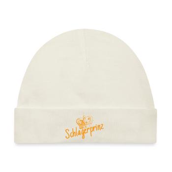 Schlagerprinz Schlagerparty Schlagermusik Geschenk - Baby Premium Organic Mütze - Naturweiß - Vorne