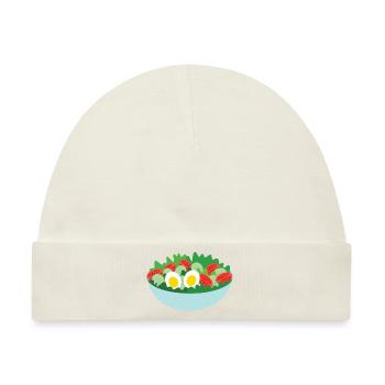 Salat - Baby Premium Organic Mütze - Naturweiß - Vorne