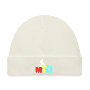 MTB - Baby Premium Organic Mütze - Naturweiß - Vorne