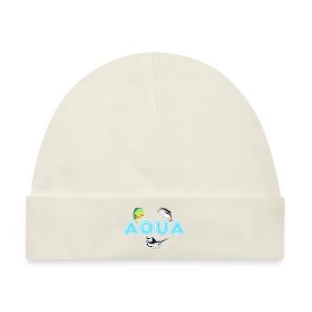 Aqua - Baby Premium Organic Mütze - Naturweiß - Vorne