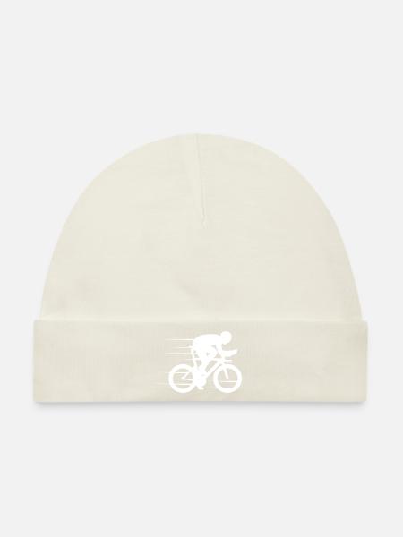 Bike - Baby Premium Organic Mütze - Naturweiß