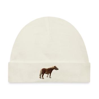 Pony - Baby Premium Organic Mütze - Naturweiß - Vorne