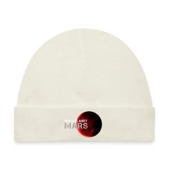 Mars Red Planet Geschenk für Weltraum Fans - Baby Premium Organic Mütze - Naturweiß - Vorne