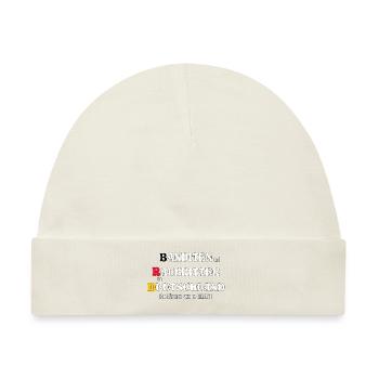BRD Shirt - Baby Premium Organic Mütze - Naturweiß - Vorne