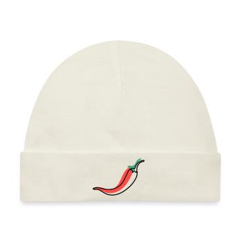 Chilischote Schote - Baby Premium Organic Mütze - Naturweiß - Vorne