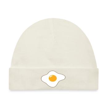 Spiegelei - Baby Premium Organic Mütze - Naturweiß - Vorne
