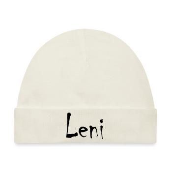 Leni - Baby Premium Organic Mütze - Naturweiß - Vorne
