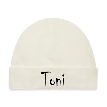 Toni - Baby Premium Organic Mütze - Naturweiß - Vorne