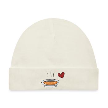 Suppe rotes - Baby Premium Organic Mütze - Naturweiß - Vorne