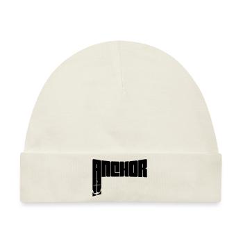 Text Anchor Crew - Baby Premium Organic Mütze - Naturweiß - Vorne