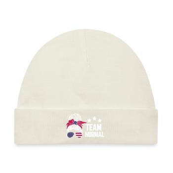 Team Normal - Baby Premium Organic Mütze - Naturweiß - Vorne