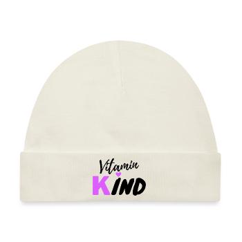 Vitamin Kind - Baby Premium Organic Mütze - Naturweiß - Vorne