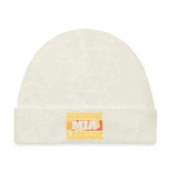 Mia - Baby Premium Organic Mütze - Naturweiß - Vorne