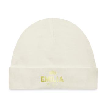 Emilia - Baby Premium Organic Mütze - Naturweiß - Vorne