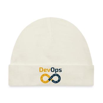 devops - Baby Premium Organic Mütze - Naturweiß - Vorne