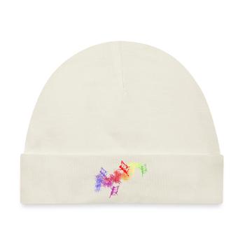 Feenzauber Babykleidung Kinderkleidung - Baby Premium Organic Mütze - Naturweiß - Vorne